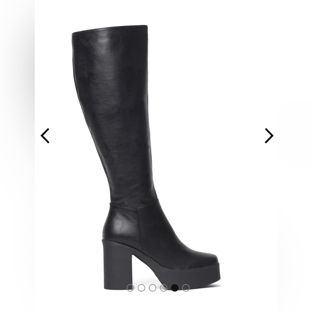 Brand: LAMODA. SLICK NICKS PLATFORM KNEE HIGH BOOTS size 7